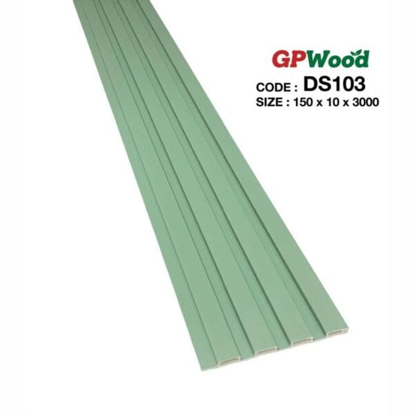 Thanh lam 4 sóng thấp GPWOOD – Mã SP: DS103. KT: 150 x 10 x 3000mm. ĐVT: tấm