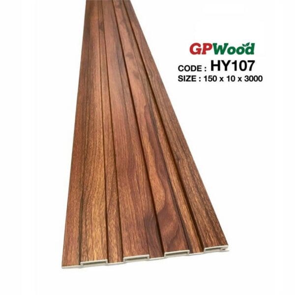Thanh lam 4 sóng thấp GPWOOD – Mã SP: HY107. KT: 150 x 10 x 3000mm. ĐVT: tấm