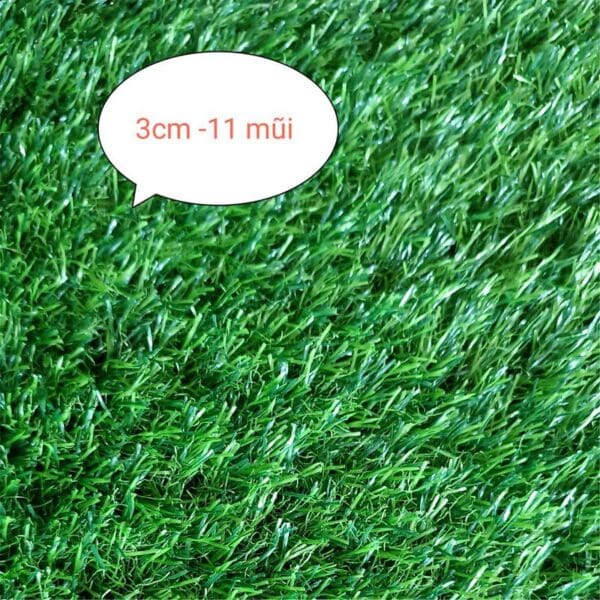 Cỏ nhân tạo 3cm – 11 mũi. ĐVT: m2