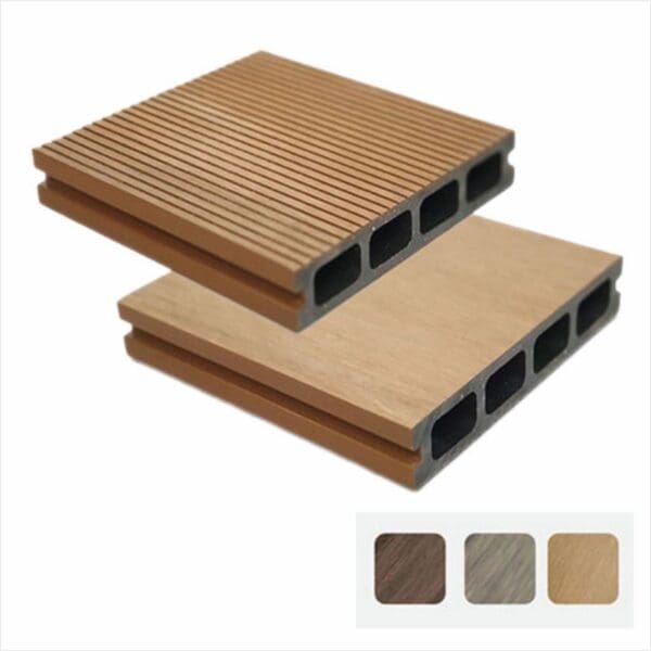 Sàn ngoài trời WPC DK12525B – B.Teak – 25mm. ĐVT: m2
