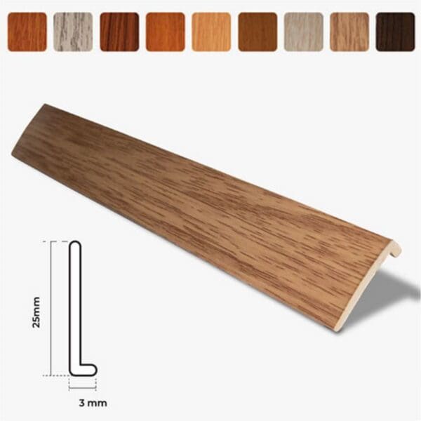 Nẹp chữ F (F3-10) - KT: L2700 x W25 x T3mm